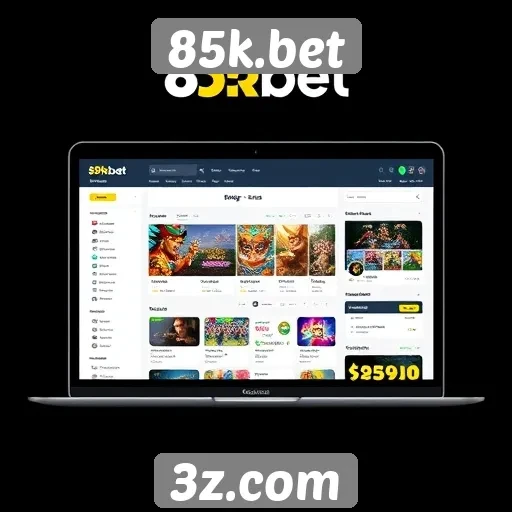 Experiência do usuário na navegação do 85k.bet