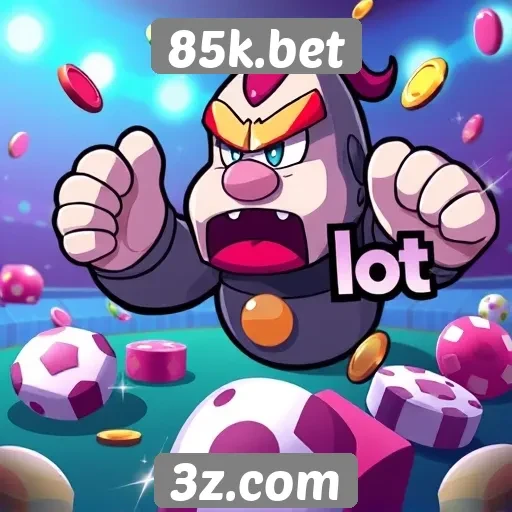 Variedade de jogos oferecidos no 85k.bet